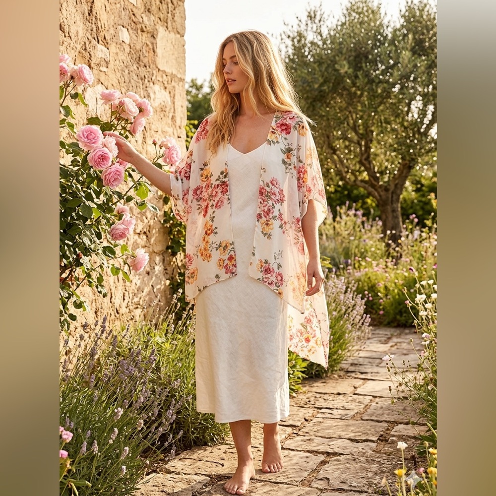 Floral Kimono Cover Up